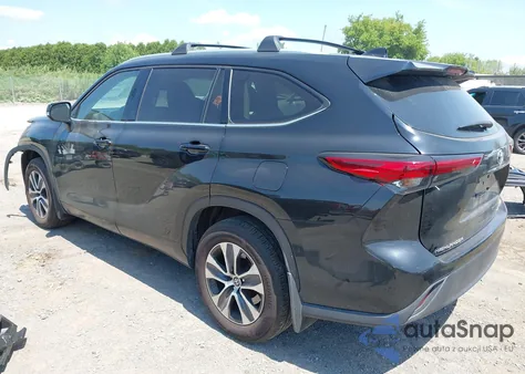 2022 Toyota Highlander Xle из США, поврежденный, VIN 5TDGZRBH6NS583030